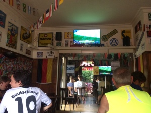 Watching Germany vs. France, 2014 Quarterfinal, on the Fourth of July!